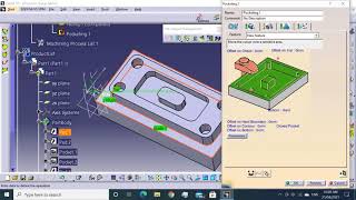 Catia Nc Programming Exercise - 3 (Facing, Pocketing, Profile Contouring, Drilling)