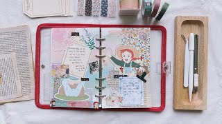 journal with me Anne of Green Gables sticker journal art journal junk journal