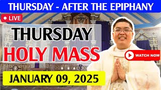 THURSDAY FILIPINO LIVE MASS TODAY II JANUARY 09, 2025 II FR. JOWEL JOMARSUS GATUS