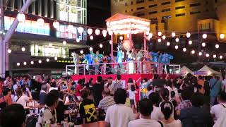 博多駅🚉夏祭り💃🌉荻野目洋子ダンシング・ヒーロー2019年#博多駅 #夏祭り#盆踊り#荻野目洋子#ダンシングヒーロー