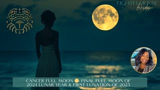 🌕 Cancer Full Moon 2025: End of Lunar Year Tips + Lunar Self-Care Challenge 🌙