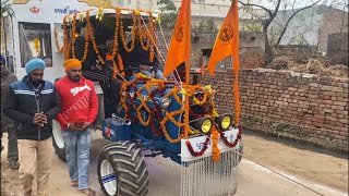 nagar kirtan of my village attalan ( satnam waheguru)🙏🙏🙏🚜🚜🚜