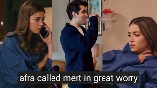 Afra Saraçoğlu Called Mert Ramazan Demir in Great Worry