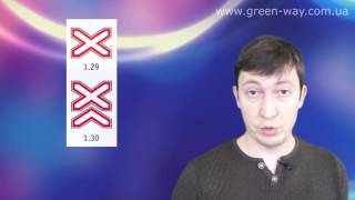 ПДД Украины. Раздел 33. Дорожные знаки. Предупреждающие знаки. Описание.