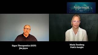 Maria Interviews the CEO and Founder of Sigyn Therapeutics, Jim Joyce.