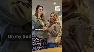 Woman Surprises Friend