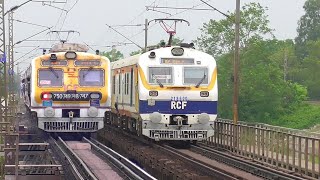 ‎️‍🔥Awesome Fast EMU \u0026 MEMU Trains of South Eastern Railway | ⚡Beautiful RCF MEMU \u0026 BEML Trains