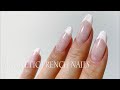 [셀프네일](ENG) 자석젤 하나로 세상 여리여리한 네일아트 하기/Magnetic french nails/프렌치네일/자석네일/self nail/korean nails