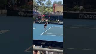 アデレード国際 ハエが鬱陶しいサバレンカ Sabalenka is annoying flies. #AdelaideInternational #tennis #Sabalenka #Begu #