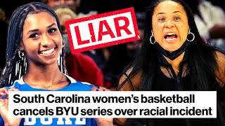 Woke South Carolina Coach Dawn Staley CANCELS BYU Game Over FAKE Duke Volleyball Slur Allegation