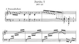 JS Bach: Partita No. 5 in G major BWV 829 - James Weaver, 1978 - Smithsonian Collection – N3008