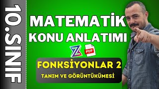 Fonksiyonlar 2 | 10.sınıf matematik konu anlatımı | yazılıya hazırlık | 🚩PDF 🚩