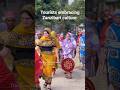 Tourists embracing Zanzibari culture