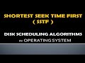 5.3 shortest seek time first sstf with example disk scheduling operating system unit 5