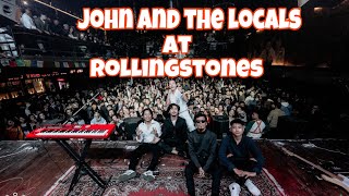 John and the locals concert at Rolling Stones Pokhara