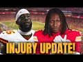 😱🔴 Kansas City Chiefs Injury UPDATE Major News on Hollywood Brown & Jaylen Watson!