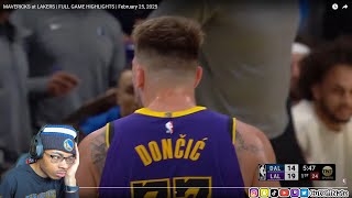 LUKA GOT HIS REVENGE! MAVERICKS at LAKERS | FULL GAME HIGHLIGHTS | February 25, 2025