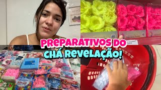 Preparativos do chá revelação, muitas comprinhas 😱😍