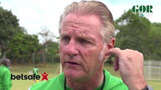 Head coach, Mark Harrison,  speaks about past match against Otoho d’Oyo in Congo.