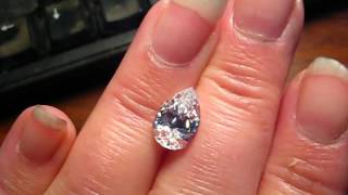 12x8mm pear cubic zirconia