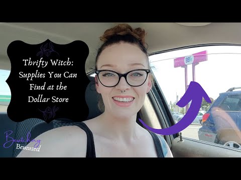 Witchcraft on a Budget – Trip to the Dollar Store for Cheap Witchcraft Supplies!
