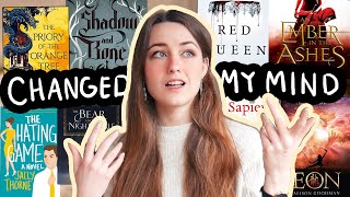 Books I Changed My Mind About (positive & negative)