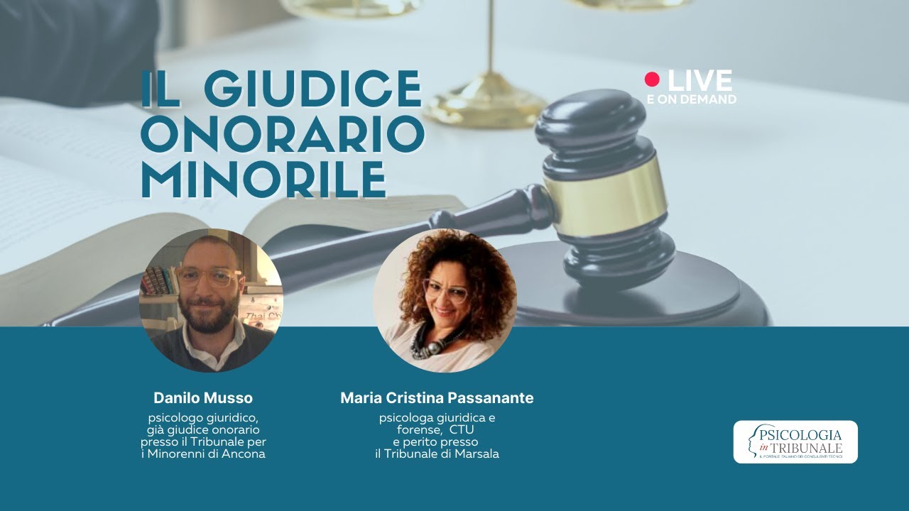 Il Giudice Onorario E Il Tribunale Per I Minorenni: Ruoli E Competenze ...