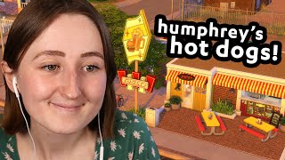 i built a hot dog restaurant in the sims