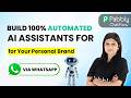 Build an AI WhatsApp Chatbot for Your Personal Brand (No Code)
