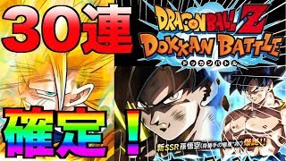 【ドッカンバトル】またもや確定⁉︎DOKKANフェス30連で（身勝手の極意 孫悟空）出るのか⁉︎