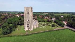 Lavenham / First flights with Drone Phantom 3