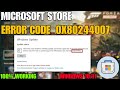 Fix Microsoft Store Error Code 0x8024407 In Windows