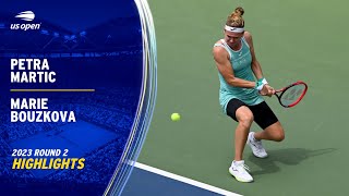 Petra Martic vs. Marie Bouzkova Highlights | 2023 US Open Round 2