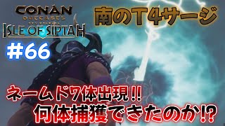 【コナンアウトキャスト_シプター島 #66】南のT4サージを実施！ネームド7体出現して何体捕獲できたのか⁉