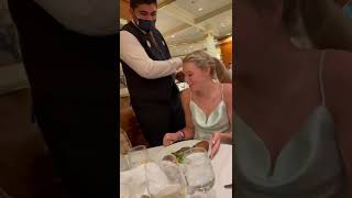 I CANNOT believe our head waiter did this on our cruise!!!!