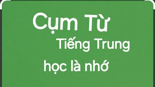 @23 Cụm từ Tiếng Trung