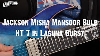 Top Shelf Guitars - Jackson Misha Mansoor Bulb HT 7 in Laguna Burst