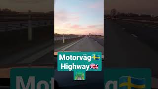 Motorväg // Swedish word of the day