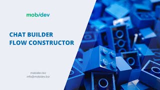 Low-code/no-code Chat Bot Flow Constructor
