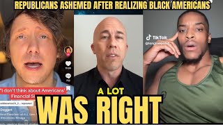 Republicans Embarrassed After Realizing Black Americans Were Right