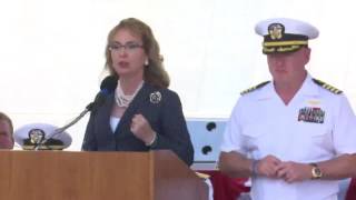 U.S. Navy commissions USS Gabrielle Giffords in Galveston