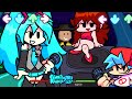 FNF mas a HATSUNE MIKU é IRMÃ do BOYFRIEND (Friday Night Funkin • E6)