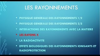 Rayons X 1/2