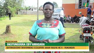 AGACENCWIRE: Okutunguura eby'amagara, batongoizeho okwombeka eizaariro ahari Masya HCIII- Rukungiri.