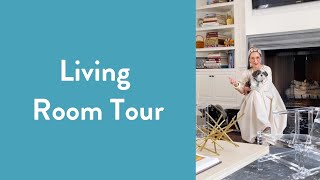 Carla Rockmore Living Room Tour | Vintage Furniture | Dallas Homes | Over Fifty Fashion