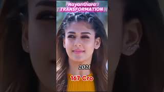 NAYANTHARA TRANSFORMATION ✨️ #tamil #tamilsong #nayanthara