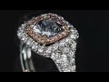 fancy intense blue diamond engagement ring top luxury jewelry made by ostasz