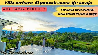 VILLA PUNCAK BOGOR || VILLA ROEMAH BOENDA CITEKO || VILLA BARU || KAPASITAS 20 ORANG || VILLA MURAH