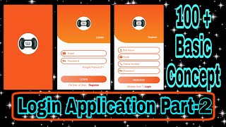 Login Application #2 || Login Screen || LinearLayout || FrameLayout || CodePlaygroundForU ||Android