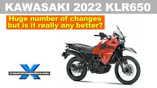 Kawasaki  2022 KLR650: Is it actually any better?︱Cross Training Adventure